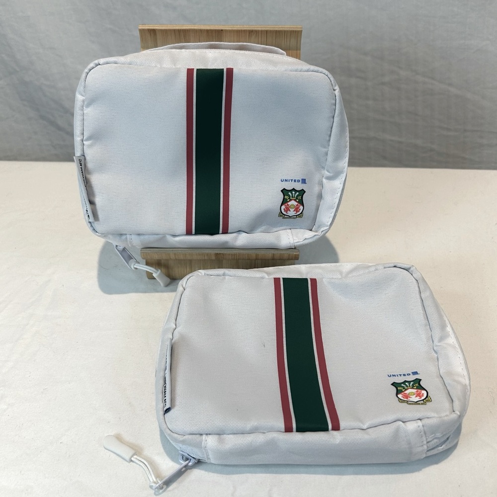 Wrexham AFC x United 2 Storage Amenity Pouches Travel Bags